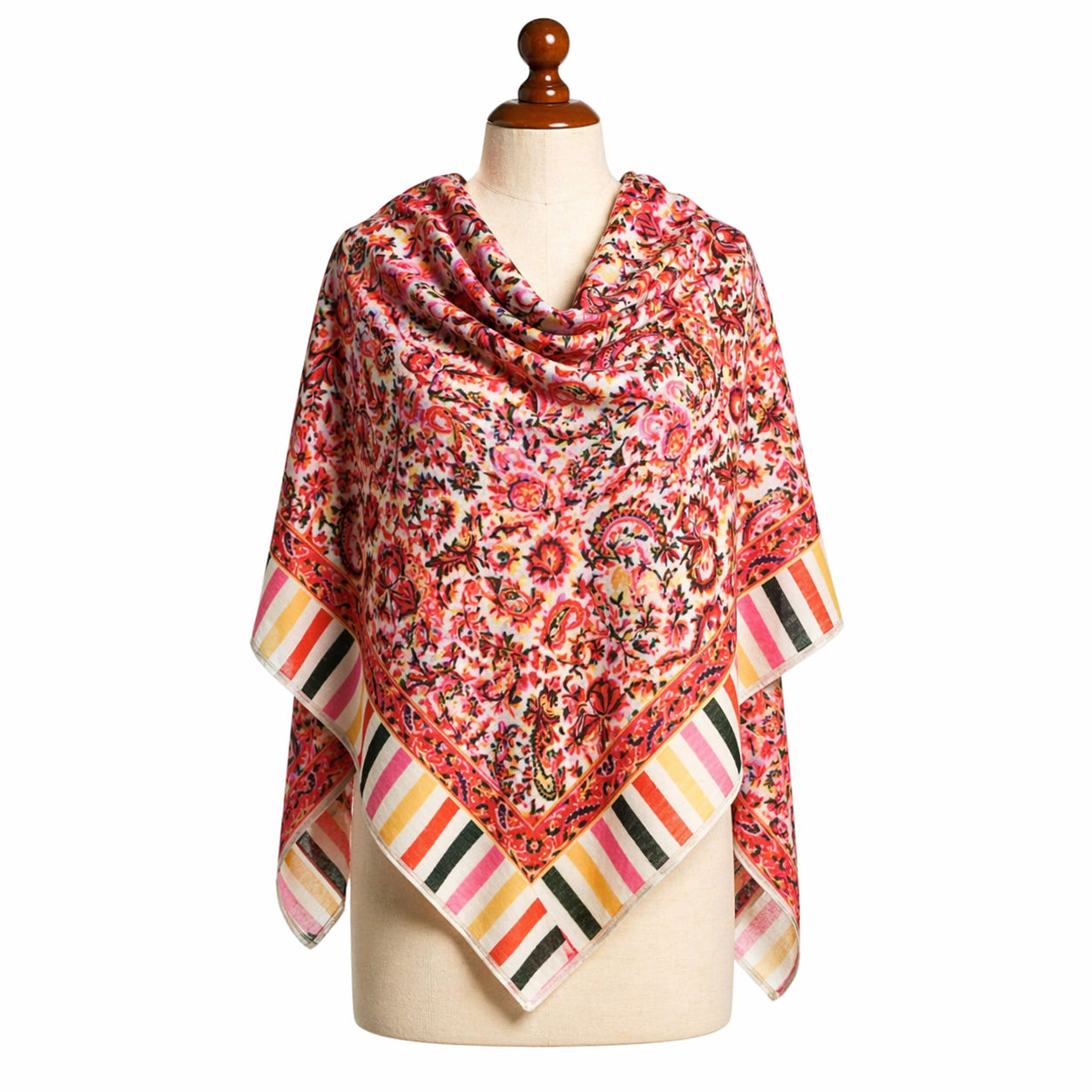 Kashmiri Kani Shawl With All Over Design